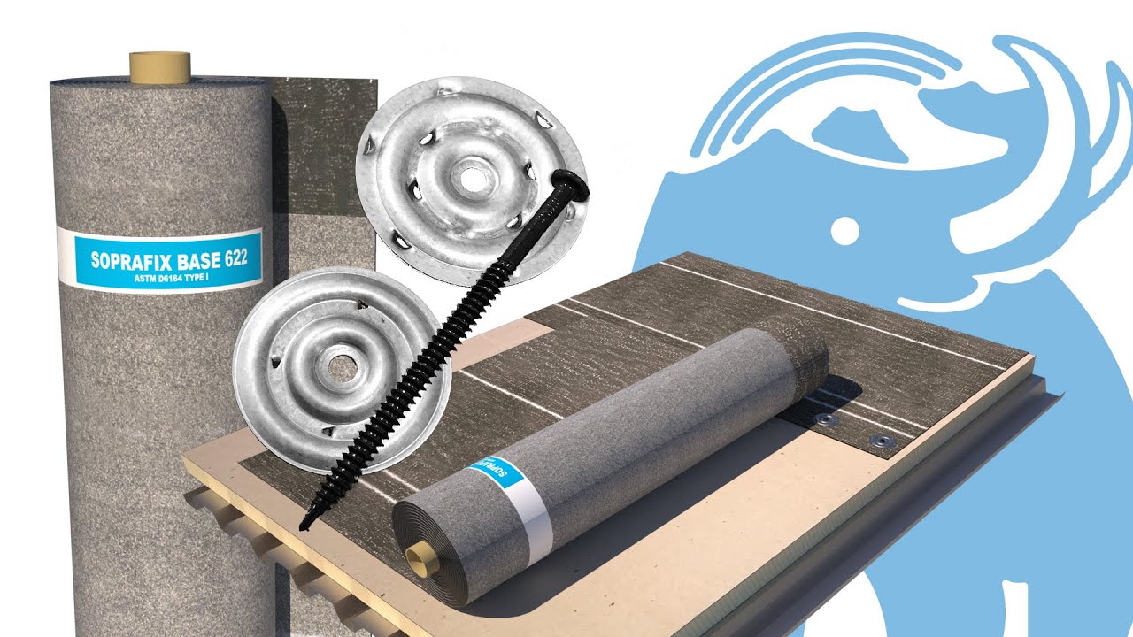 Soprema commercial roof support