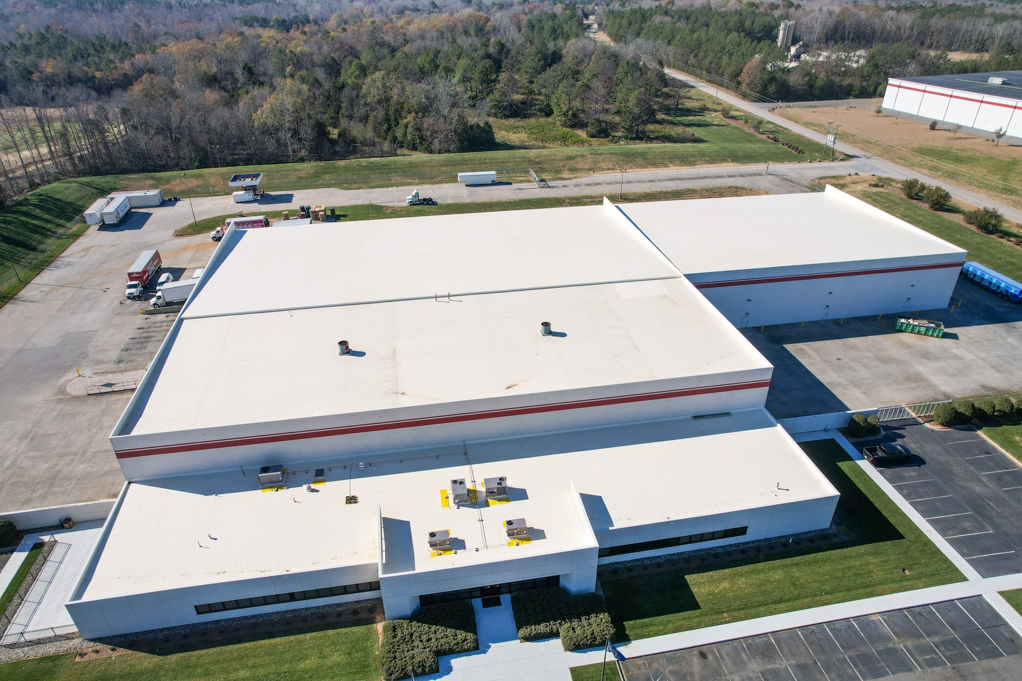 Distribution Center Roofing commercial roof support