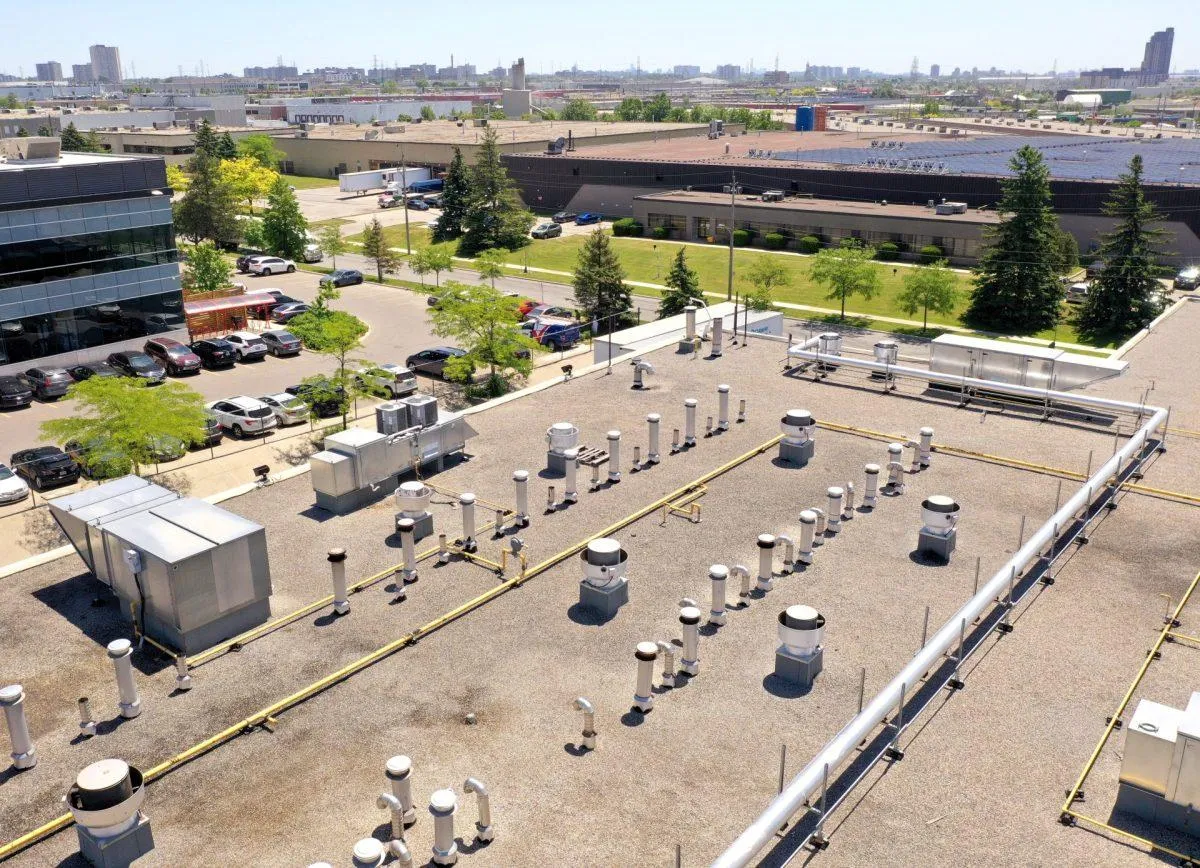 Food Processing Facility Roofing commercial roof support