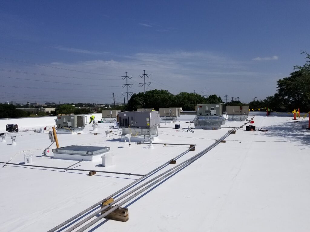 TPO 60 Mil commercial roof support