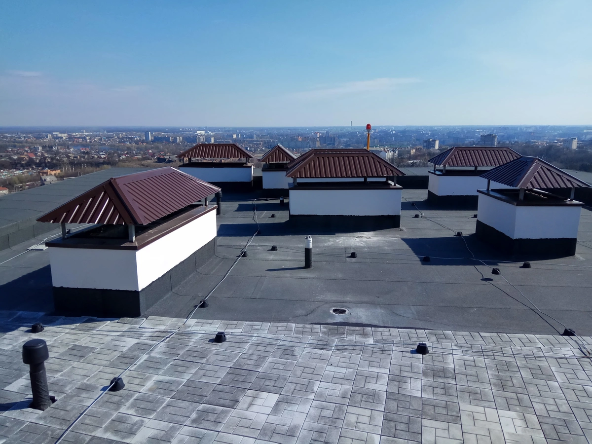 Office Building Roofing commercial roof support