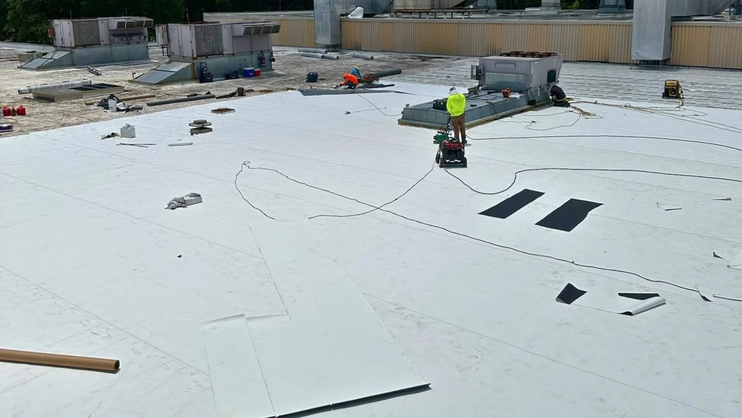 TPO Single-Ply Roofing commercial roof support