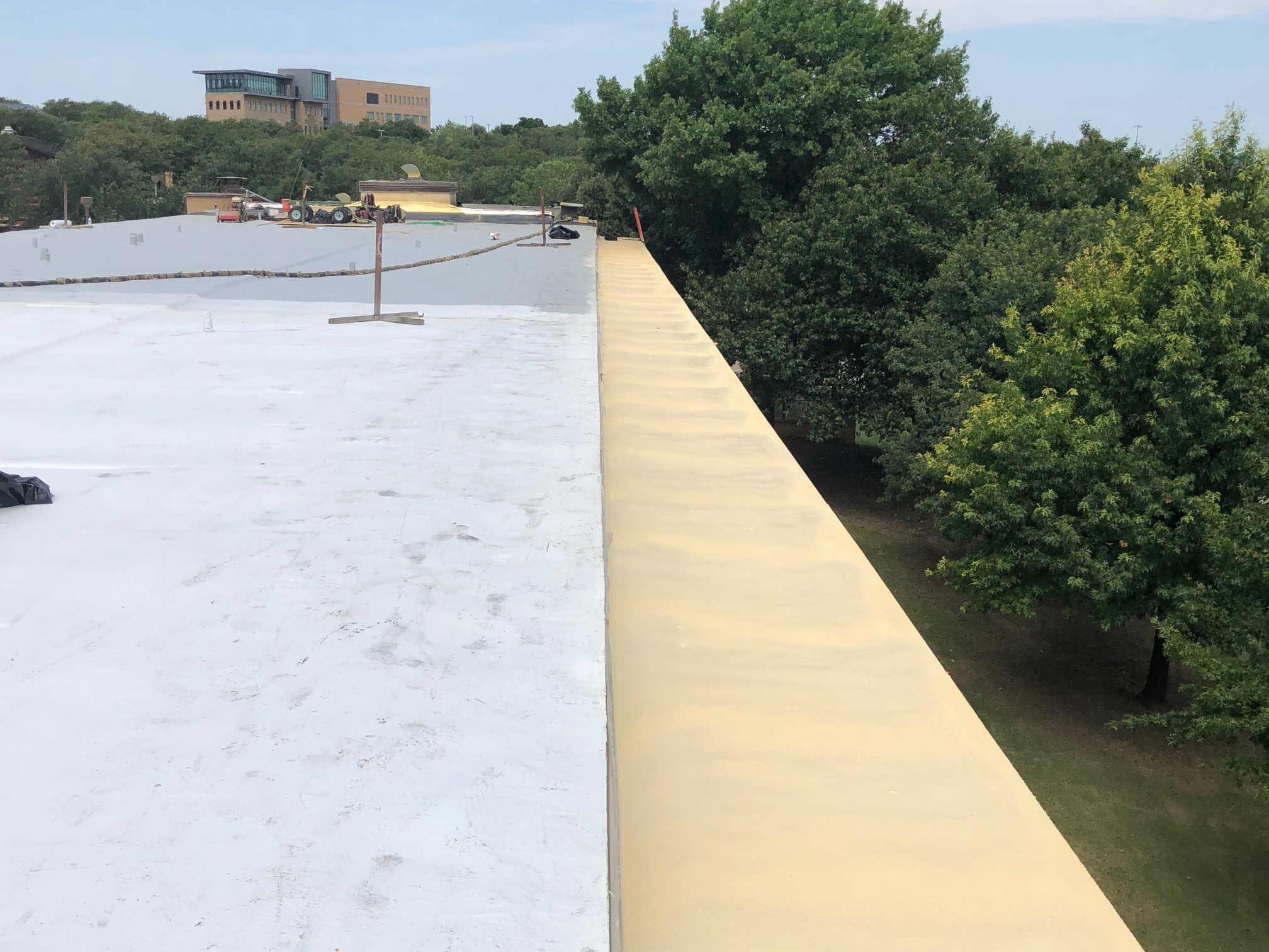 Wind Uplift Roof Repair commercial roof support